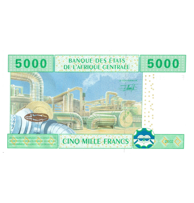 Guinea Ecuatorial 5.000 Francos 2002 Pick 509F