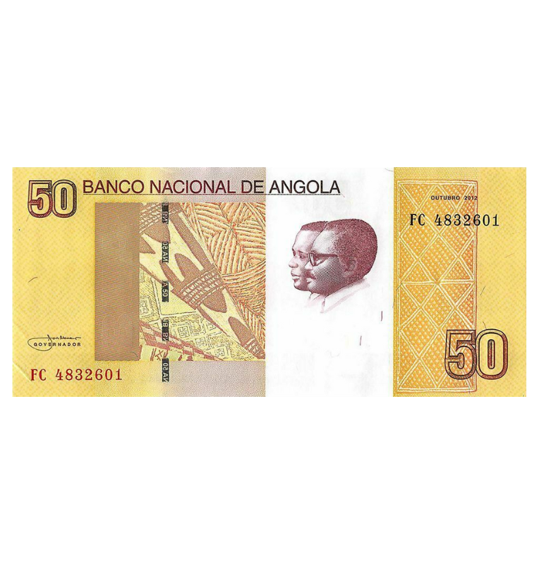 Angola 50 Kwanzas 2012 Pick 152