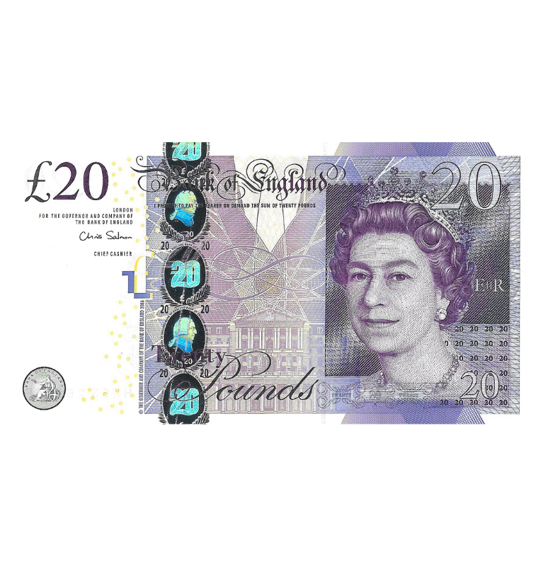 Reino Unido 20 Pounds 2012 Pick 392b