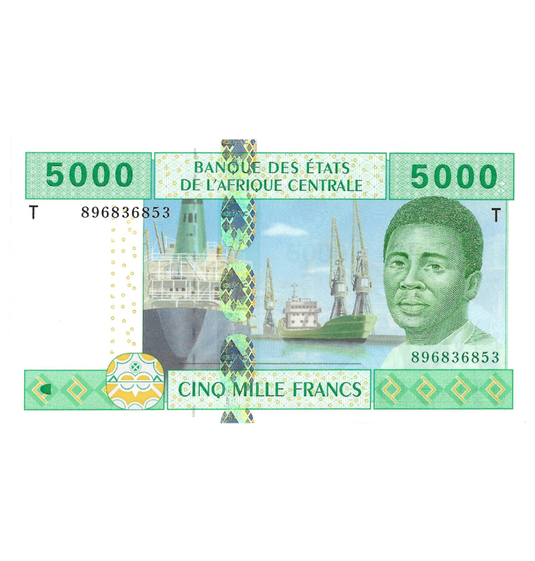 Congo 5.000 Francos 2002 Pick 109Td