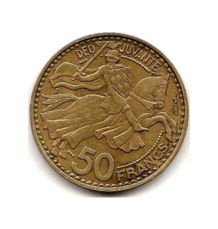 Mónaco 50 Francos 1950 Km 132 NO UNC