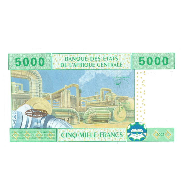 Congo 5.000 Francos 2002 Pick 109Td