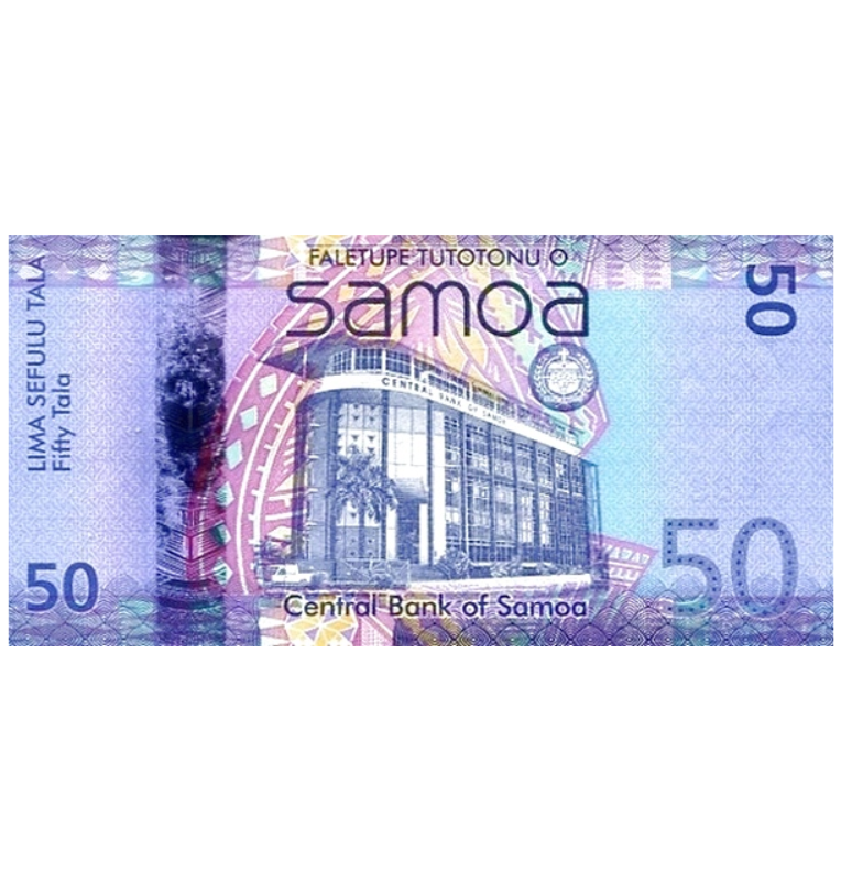 Samoa 50 Tala 2012 ND Pick 42 Conmemorativo