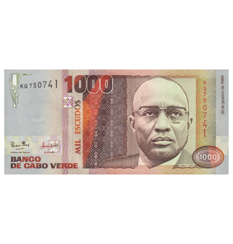 Cabo Verde 1000 Escudos 1989 Pick 60a