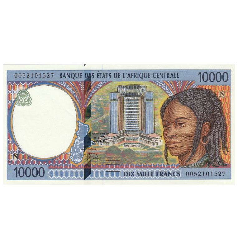 Guinea Ecuatorial 10.000 Francos 2.000 Pick 505Nf