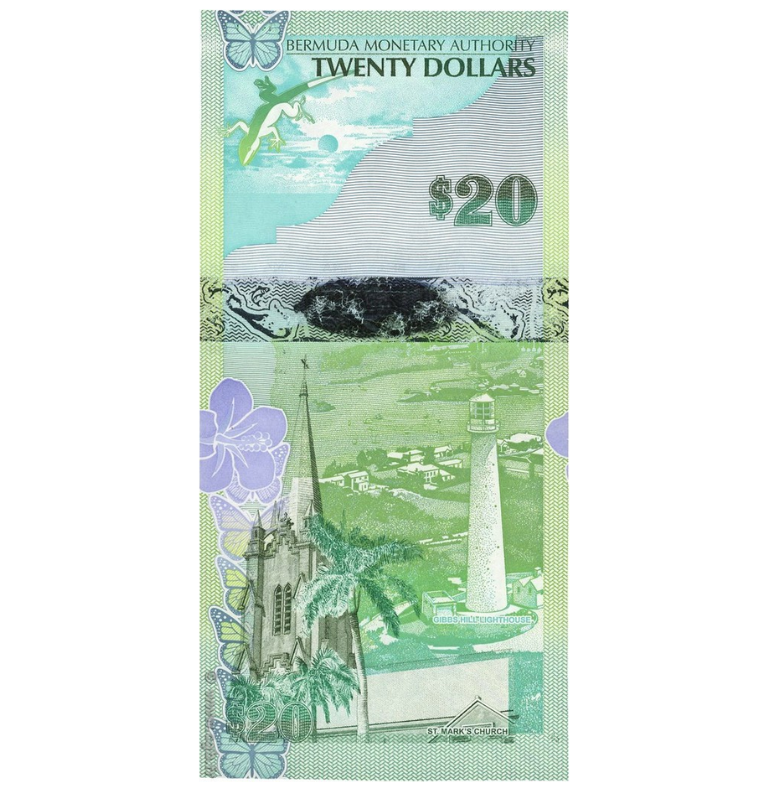 Bermudas 20 Dólares 2009 Pick 60a