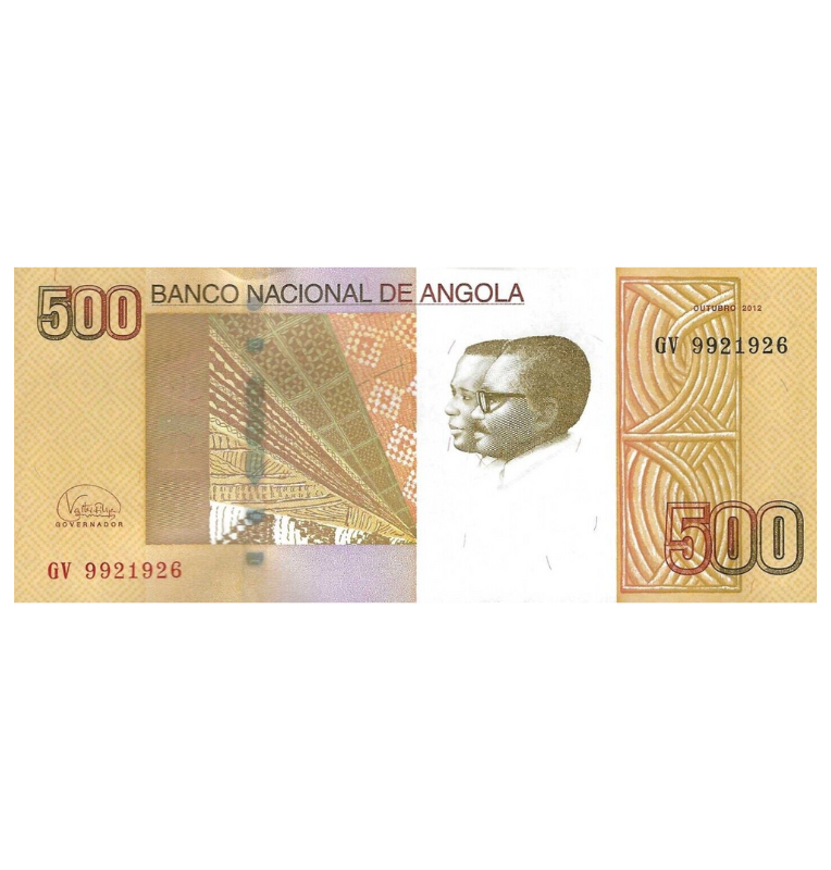 Angola 500 Kwanzas 2012 Pick 155b