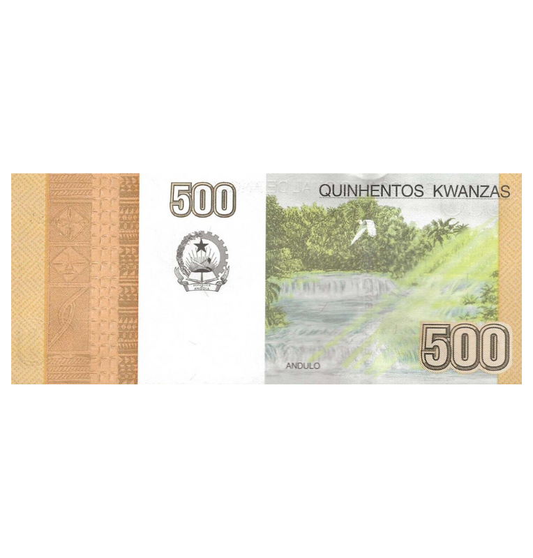 Angola 500 Kwanzas 2012 Pick 155b