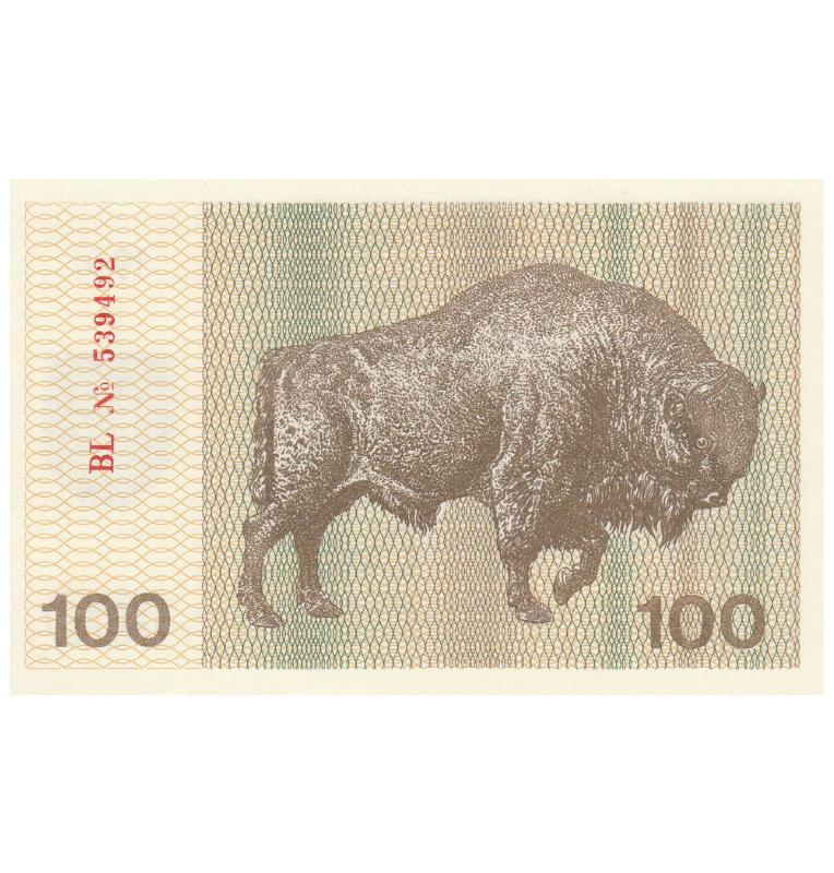 Lituania 100 Talones 1991 Pick 38b