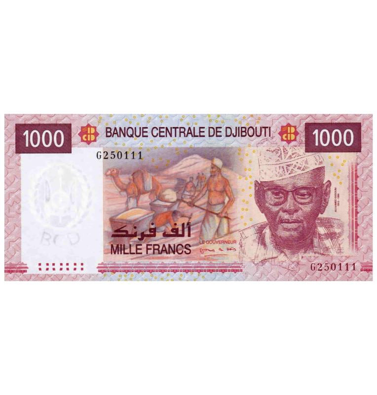 Djibouti 1.000 Francos 2005 ND Pick 42a