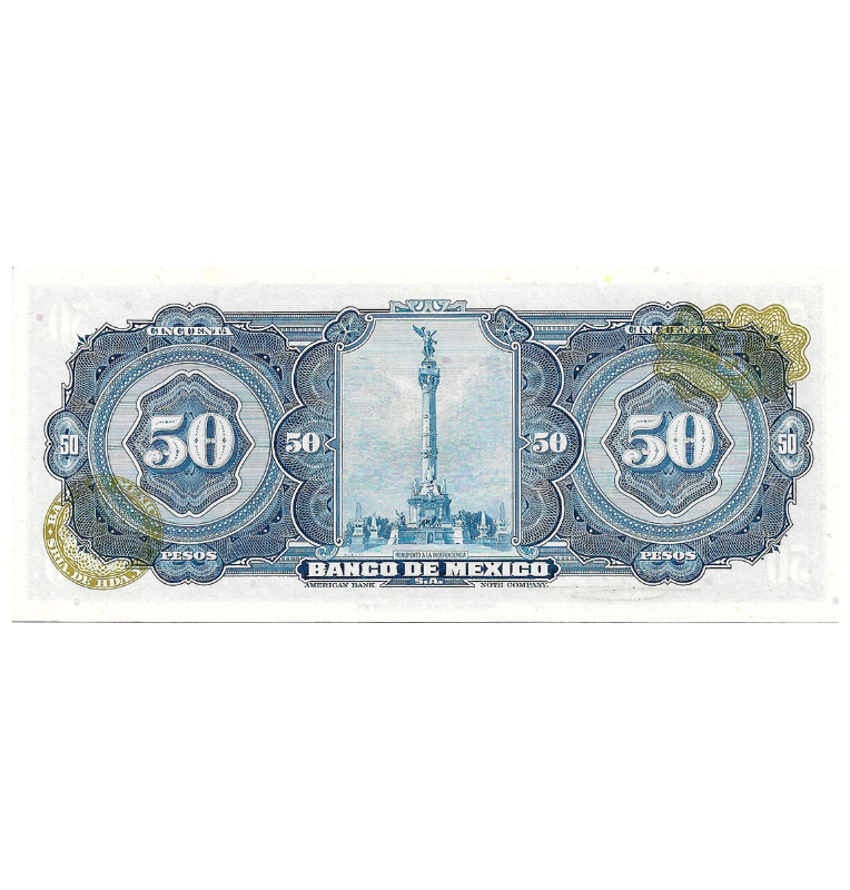 Mexico 50 Pesos 1963 Pick 49o