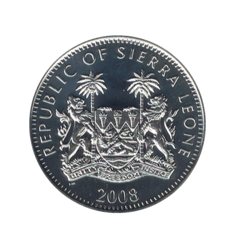 Sierra Leona 10 Dólares 2008 Emisión conmemorativa Olimpiadas de 2008