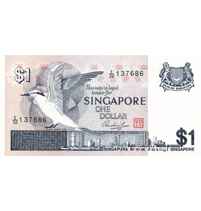 Singapur 1 Dólar 1976 ND Pick 9