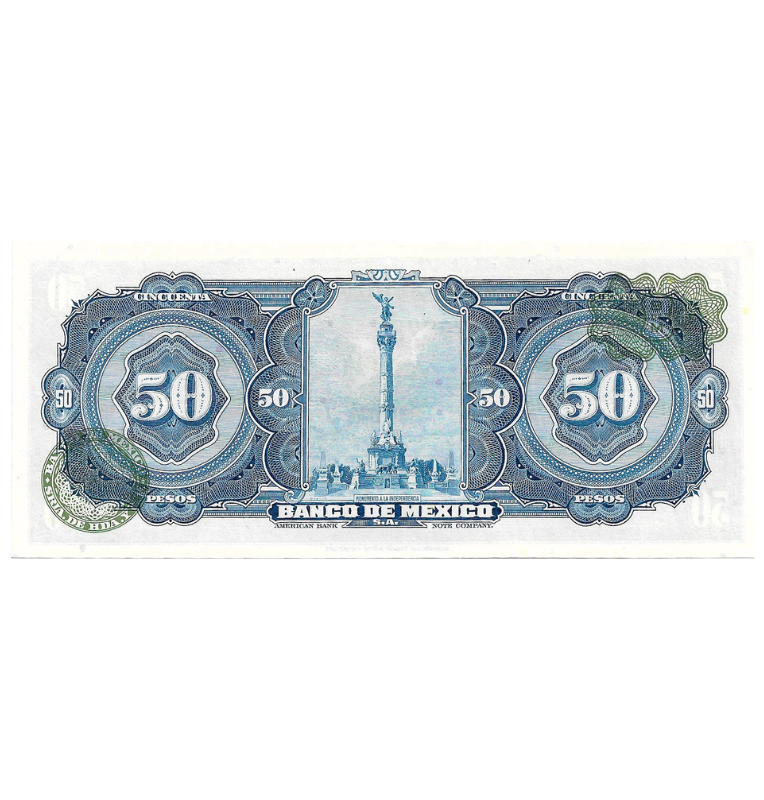 México 50 Pesos 1967 Pick 49q