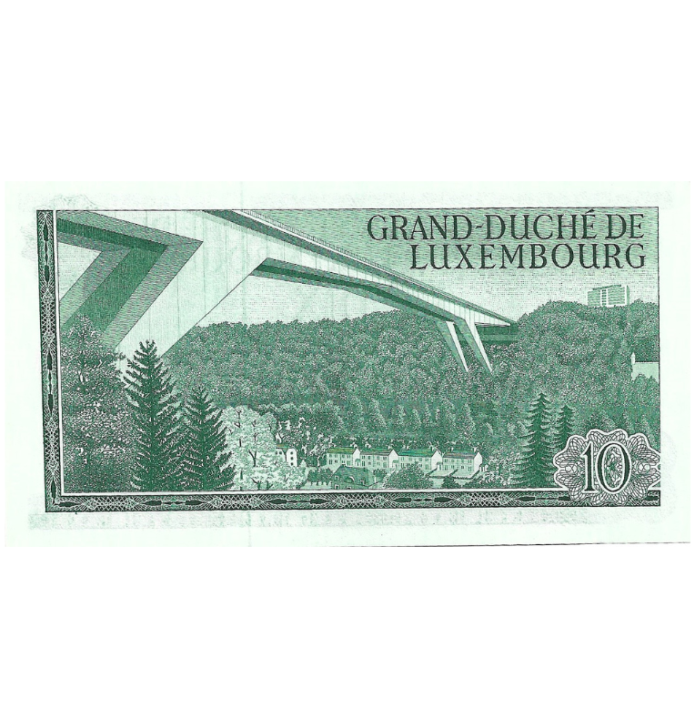 Luxemburgo 10 Francos 1967 Pick 53a