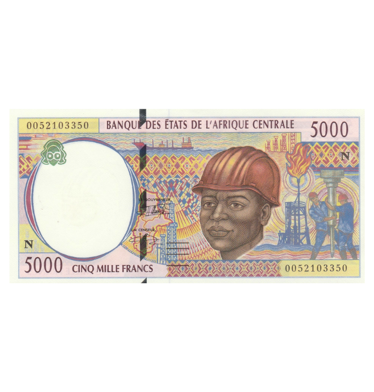 Guinea Ecuatorial 5.000 Francos 2.000 Pick 504NF
