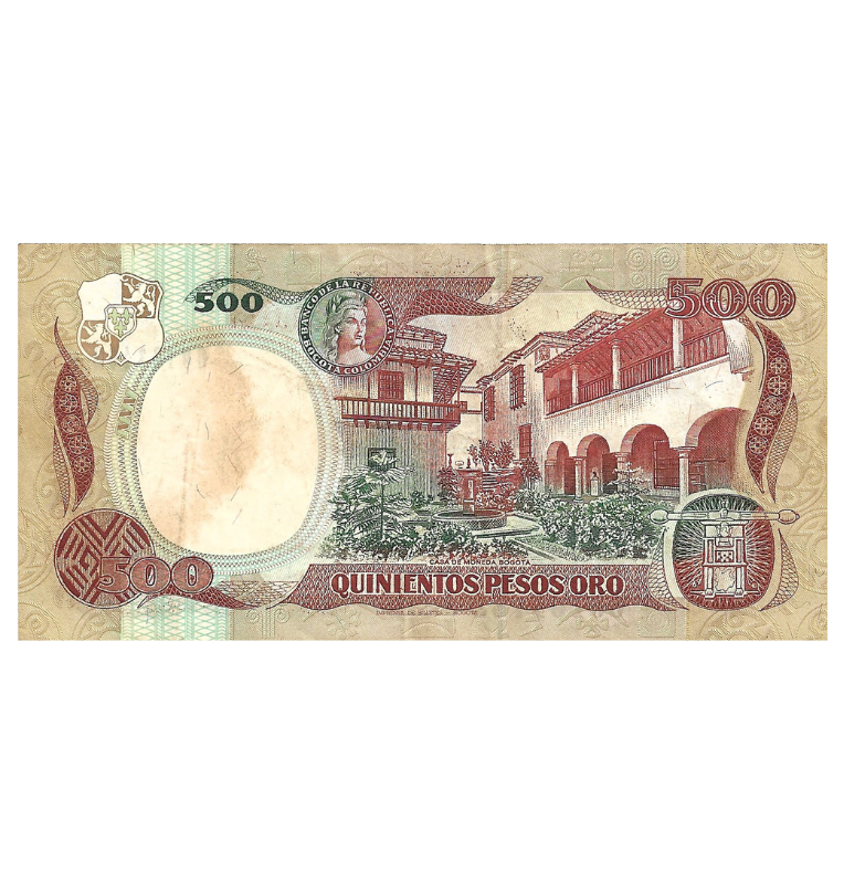 Colombia 500 Pesos Oro 1990 Reposición. NO UNC