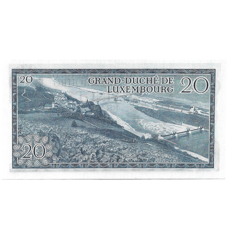 Luxemburgo 20 Francos 1966 Pick 54a