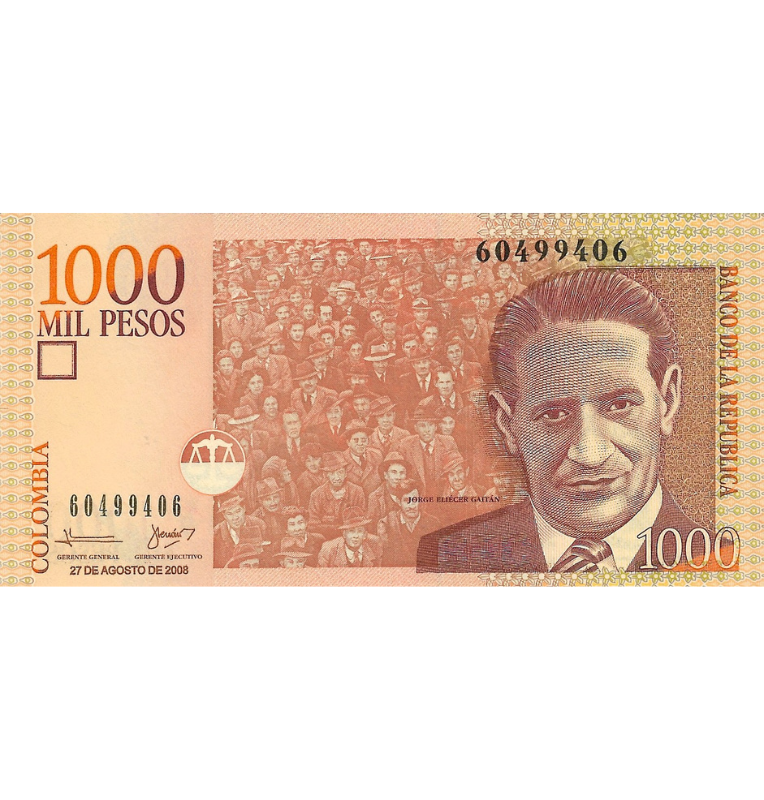 Colombia 1.000 Pesos 2008 Radar 60499406