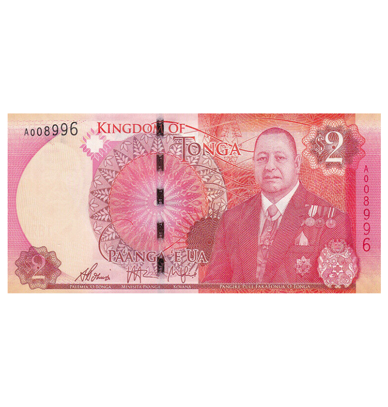 Tonga 2 Pa´anga 2015 ND Pick 44