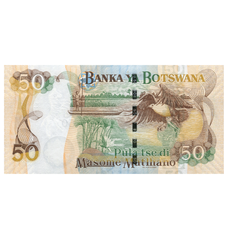 Botsuana 50 Pula 2005 Pick 28a