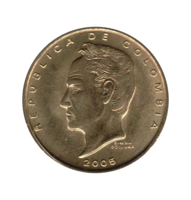 Colombia 20 Pesos 2005-2007 KM 294 NO UNC