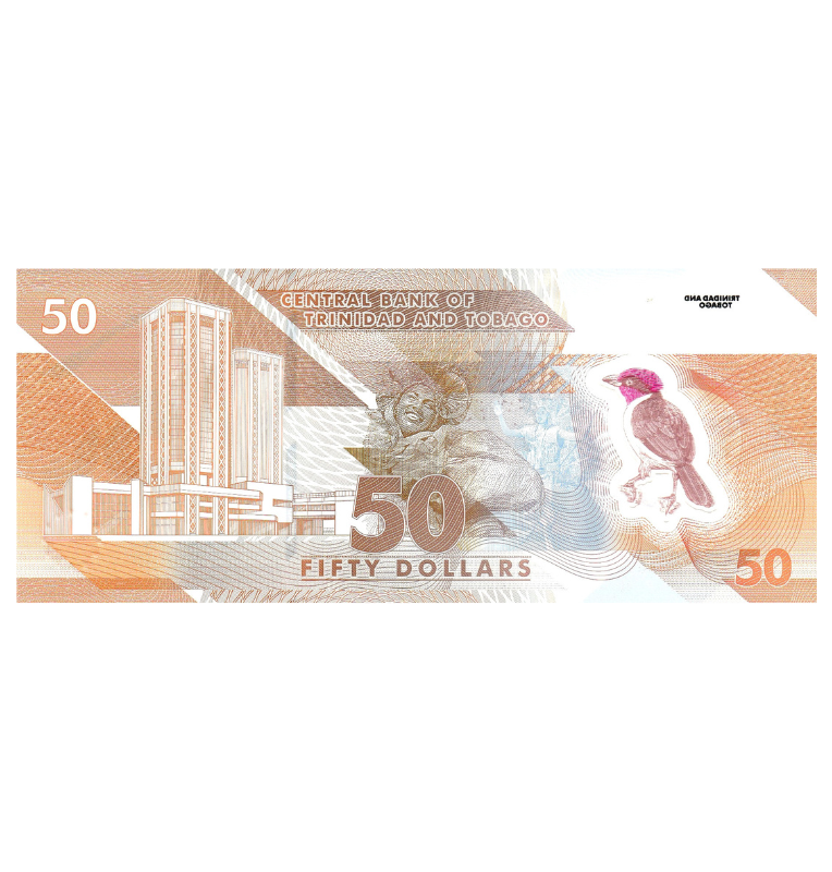 Trinidad y Tobago 50 Dólares 2020-2021 Pick Nuevo Polímero NO UNC