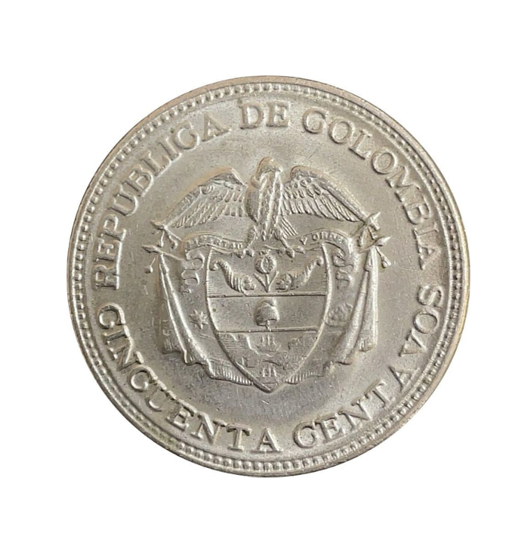 Colombia 50 Centavos 1961 NO UNC
