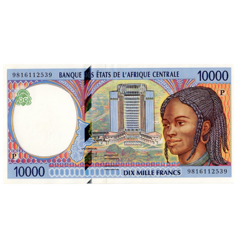 República Chad 10.000 Francos 2000 Pick 605Pf