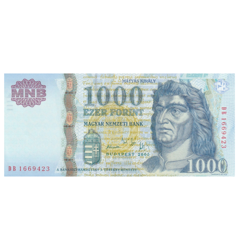 Hungria 1000 Forint 2005 Pick 195a