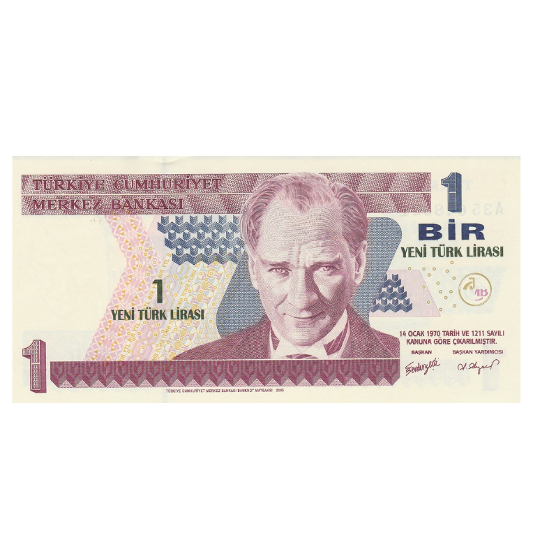 Turquía 1 Lira 2005 Pick 216