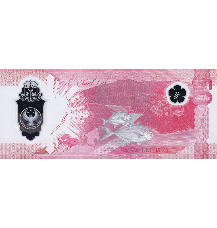 Filipinas 50 Piso 20025 Polímero