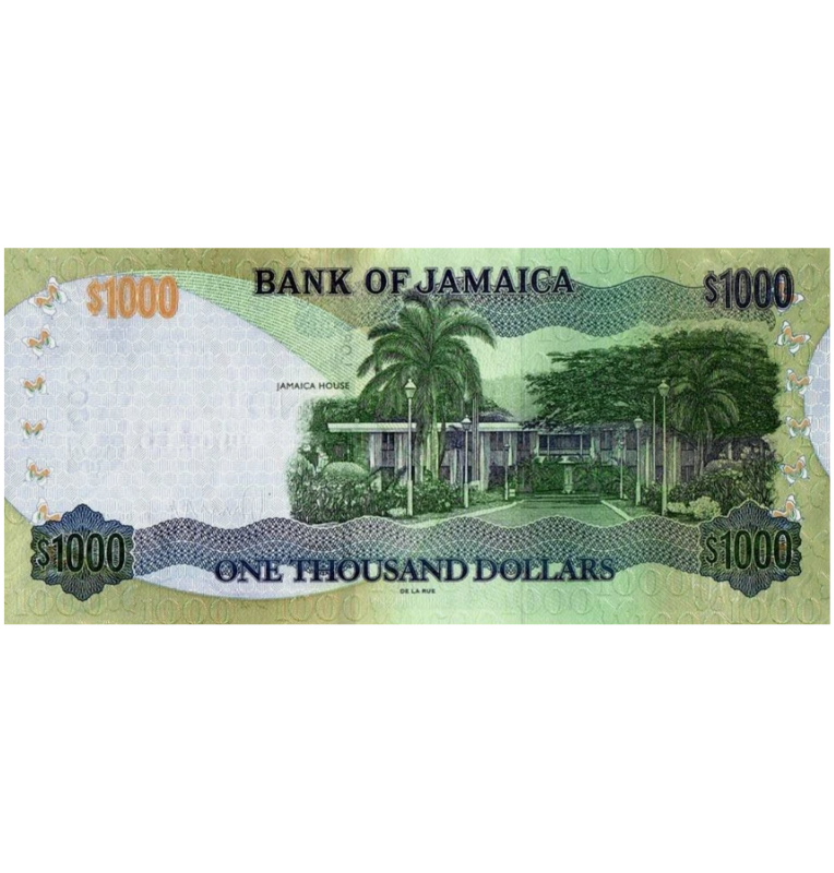 Jamaica 1.000 Dólares 2021 Pick 86p