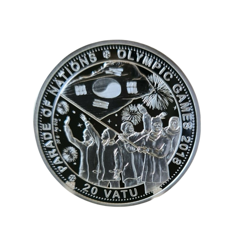 Vanuatu 20 Vatu 2018 XXIII Juegos Olímpicos de Invierno, Pyeongchang 2018