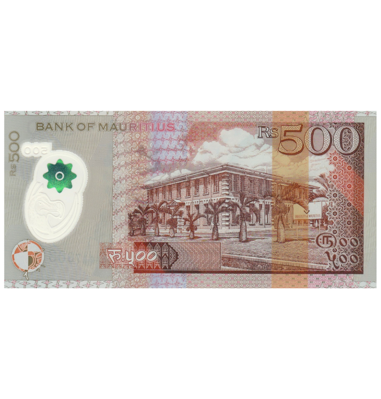 Mauricio 500 Rupias 2013 Pick 66a (Polímero)