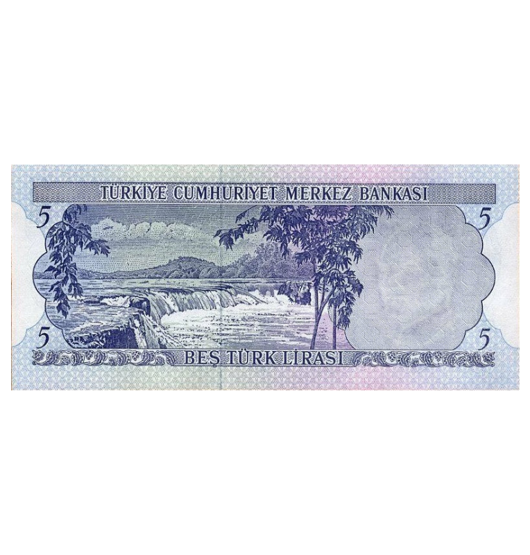 Turquía 5 Liras 1976 ND Pick 185