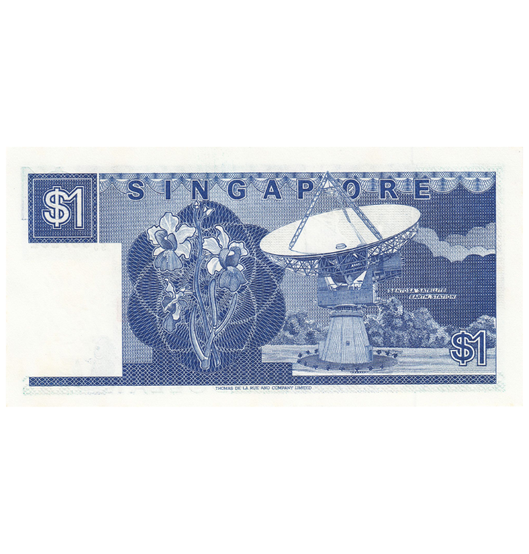 Singapur 1 Dólar 1987 ND Pick 18a
