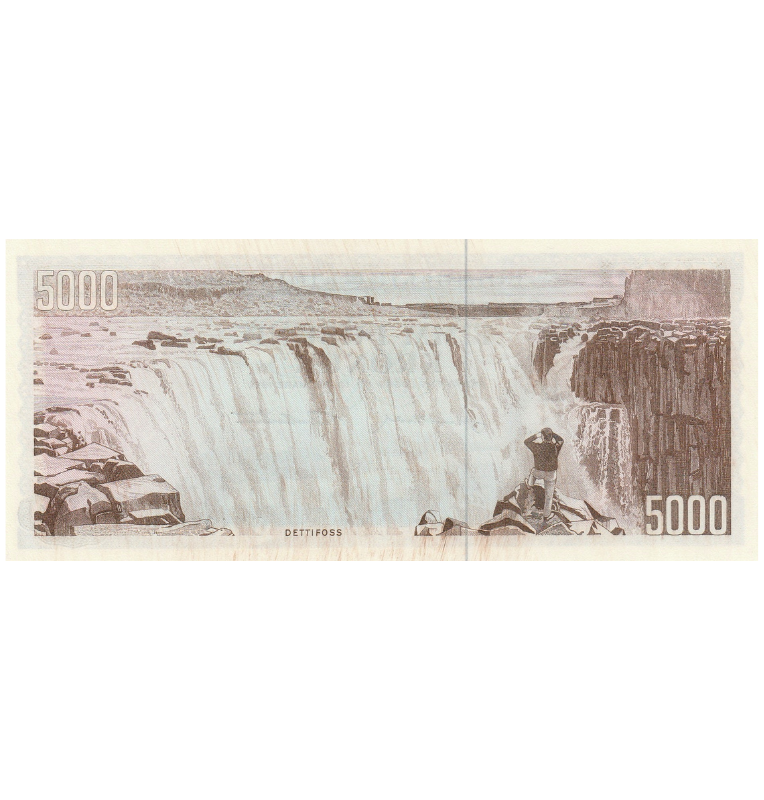 Islandia 5000 Coronas 1961 Pick 47a