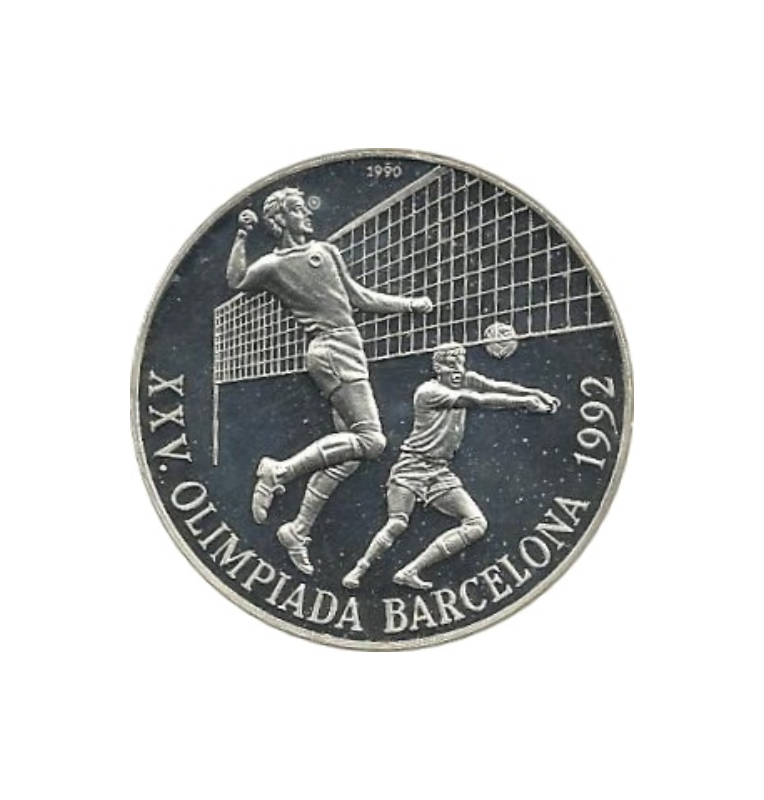 Cuba 10 Pesos Emisión conmemorativa Olimpiadas de verano de 1992, Barcelon