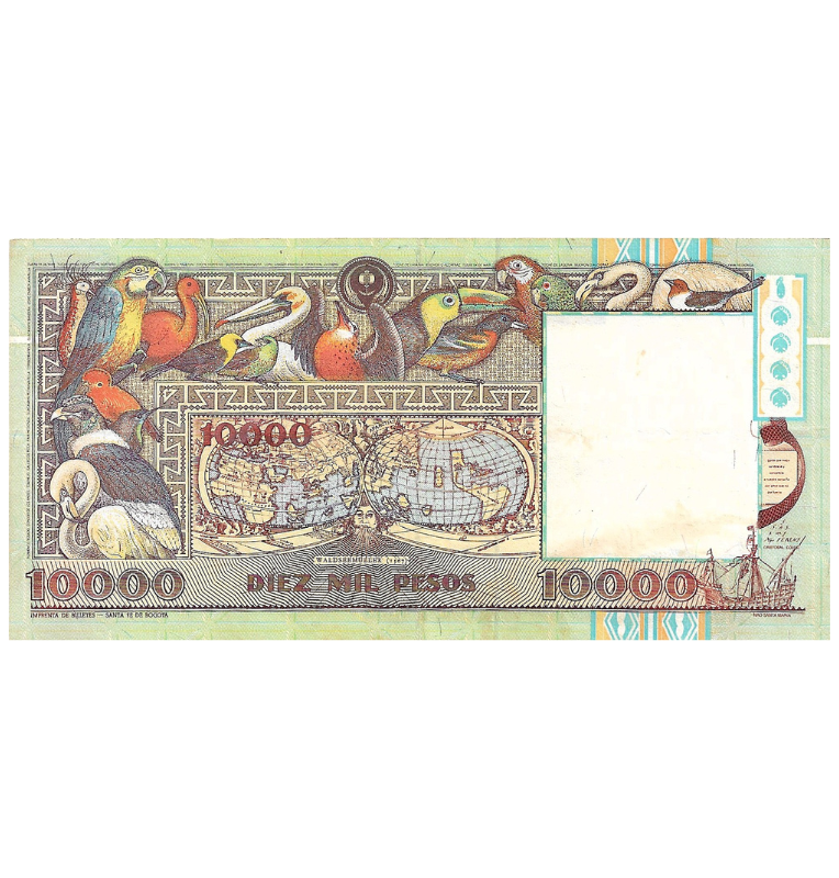 Colombia 10.000 Pesos 1994 NO UNC