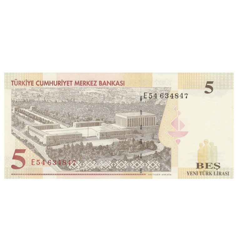 Turquía 5 Liras 2005 Pick 217