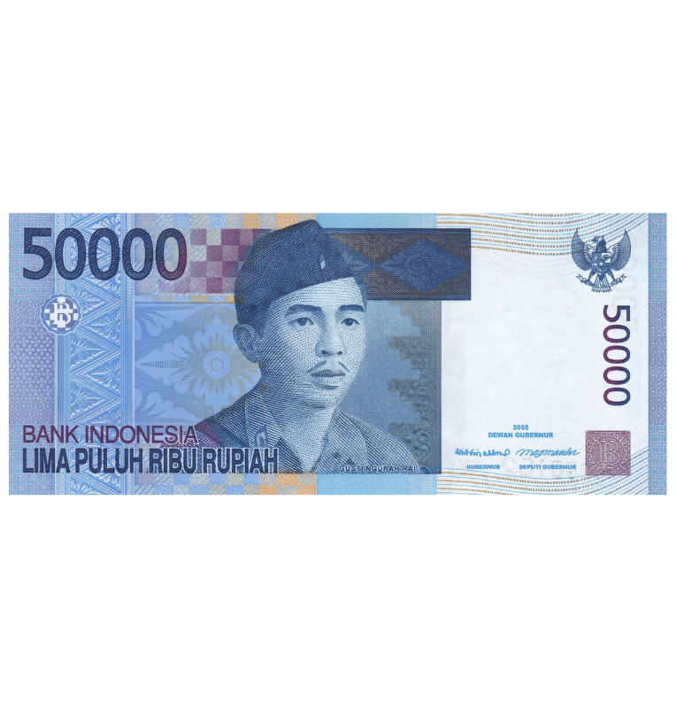 Indonesia 50.000 Rupias 2005 Pick 145a