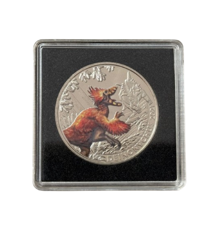 Austria 3 Euros 2021 Emisión conmemorativa Deinonychus