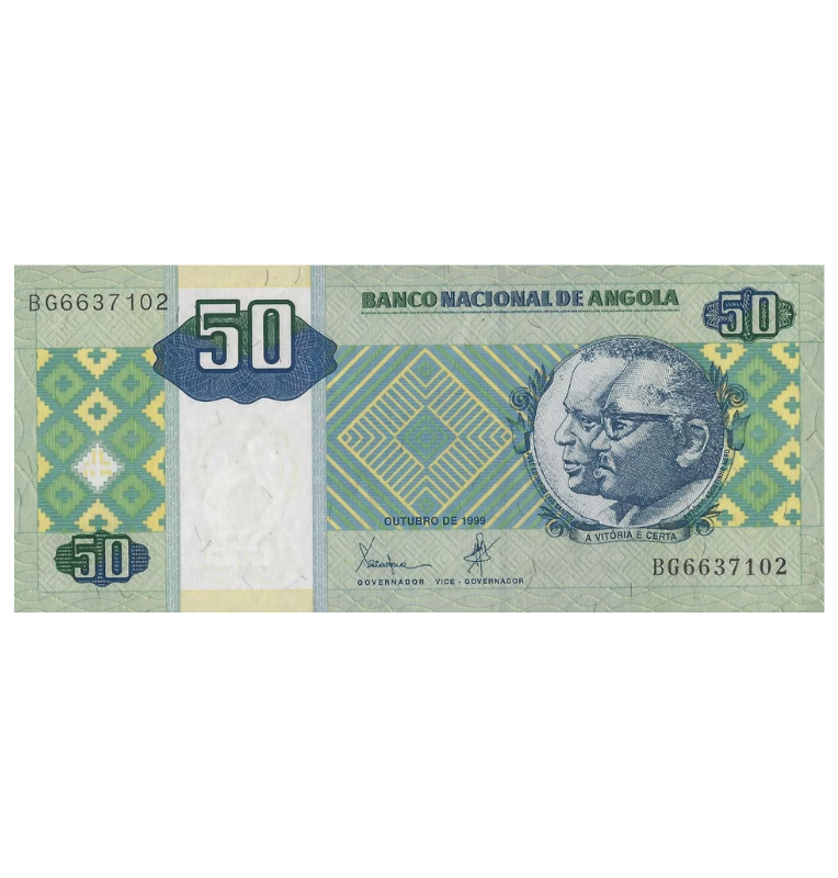 Angola 50 Kwanzas 1999 Pick 146a