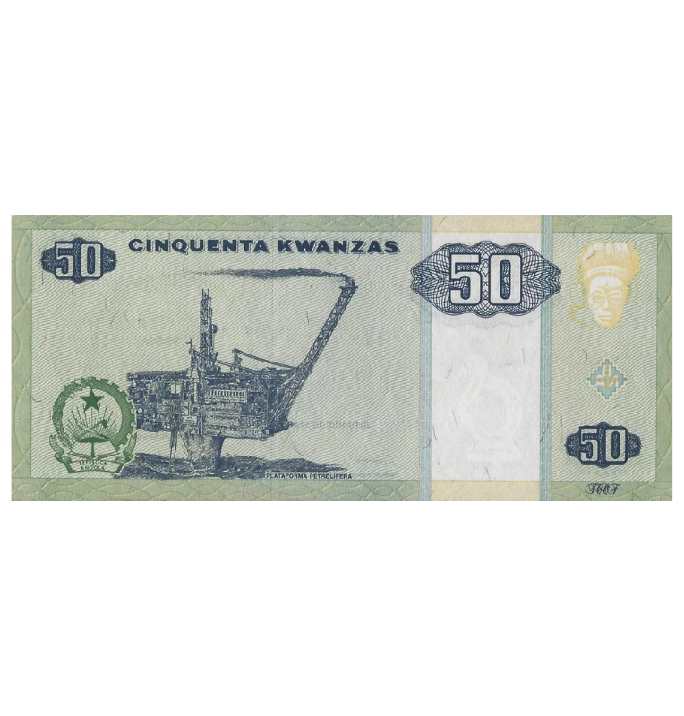 Angola 50 Kwanzas 1999 Pick 146a