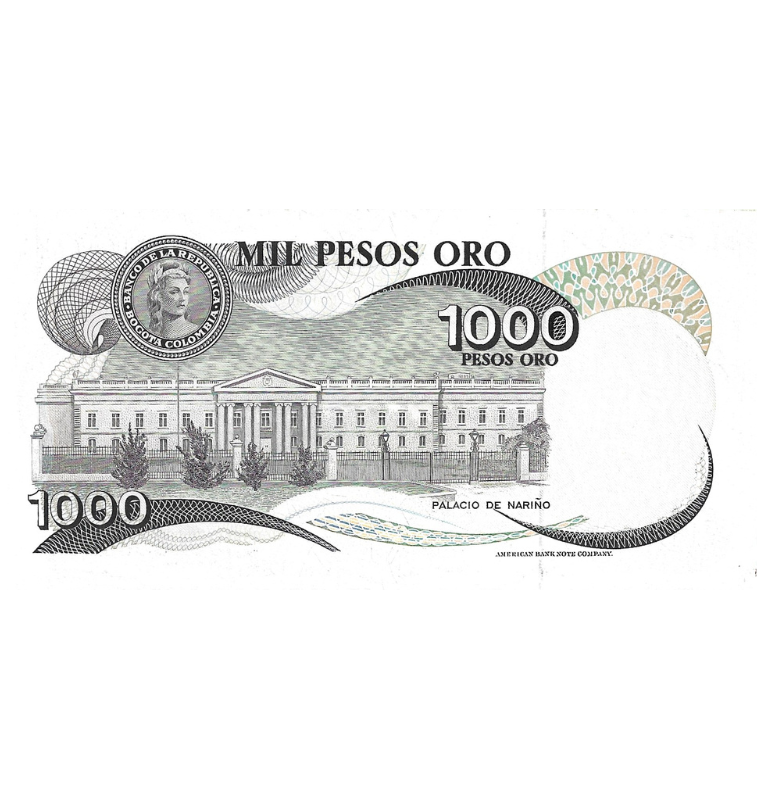 Colombia 1.000 Pesos Oro 1979 NO UNC