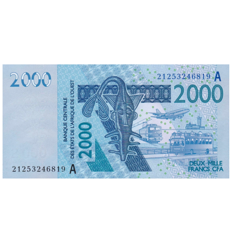 Estados de África Occidental (Costa de Marfil) 2.000 Francos 2003 Pick 116Au