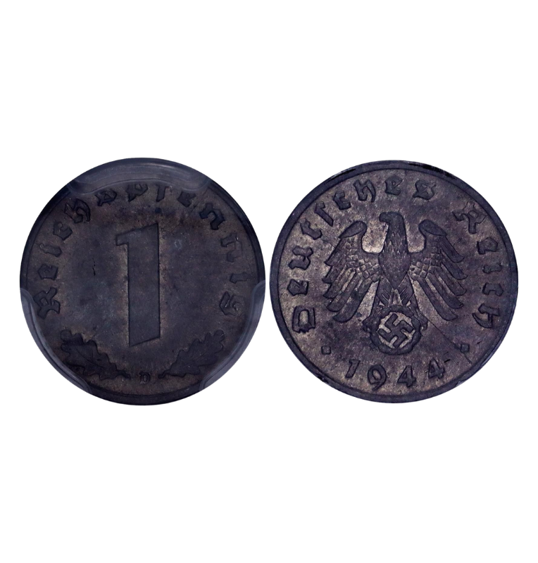 Alemania 1 Reichspfennig 1944 NO UNC