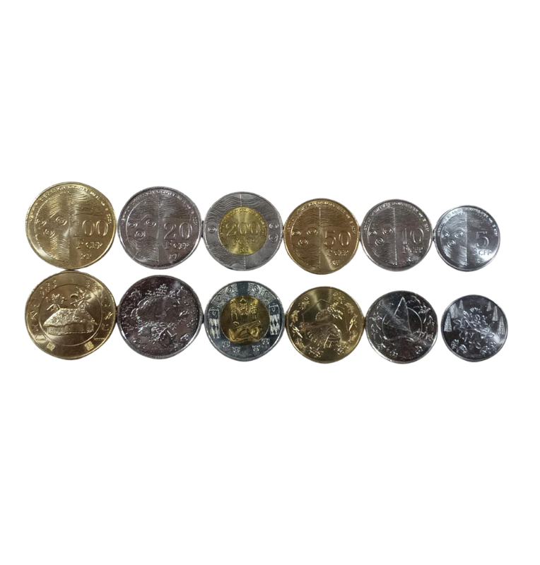 Set de Monedas de la Polinesia Francesa 2021