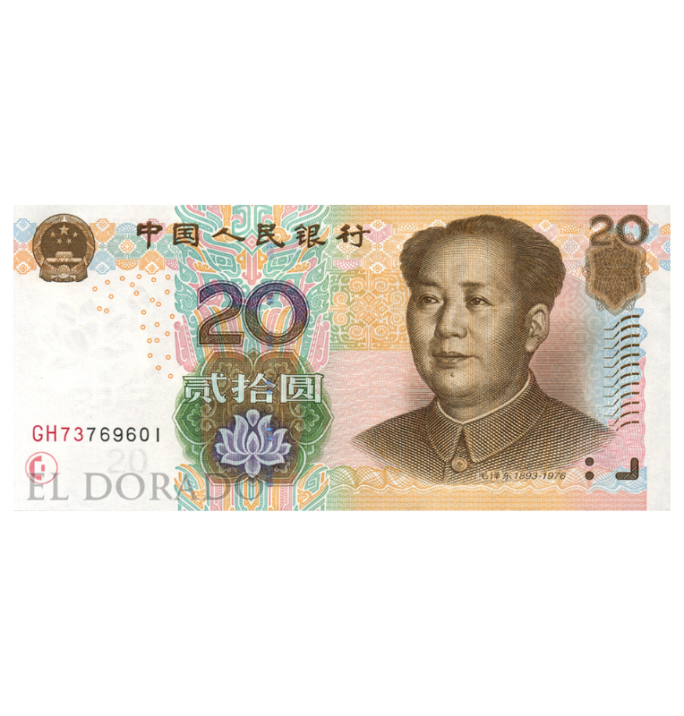 China 20 Yuan 2005 Pick 905